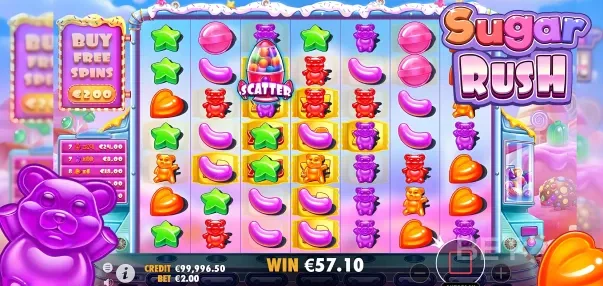Sugar Rush Demo oynayın - ücretsiz ve risksiz bir tatlı macera